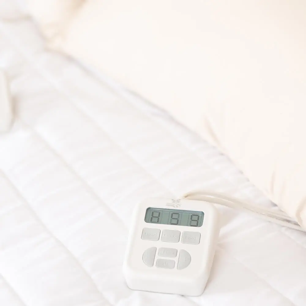 three zone heated mattress pad