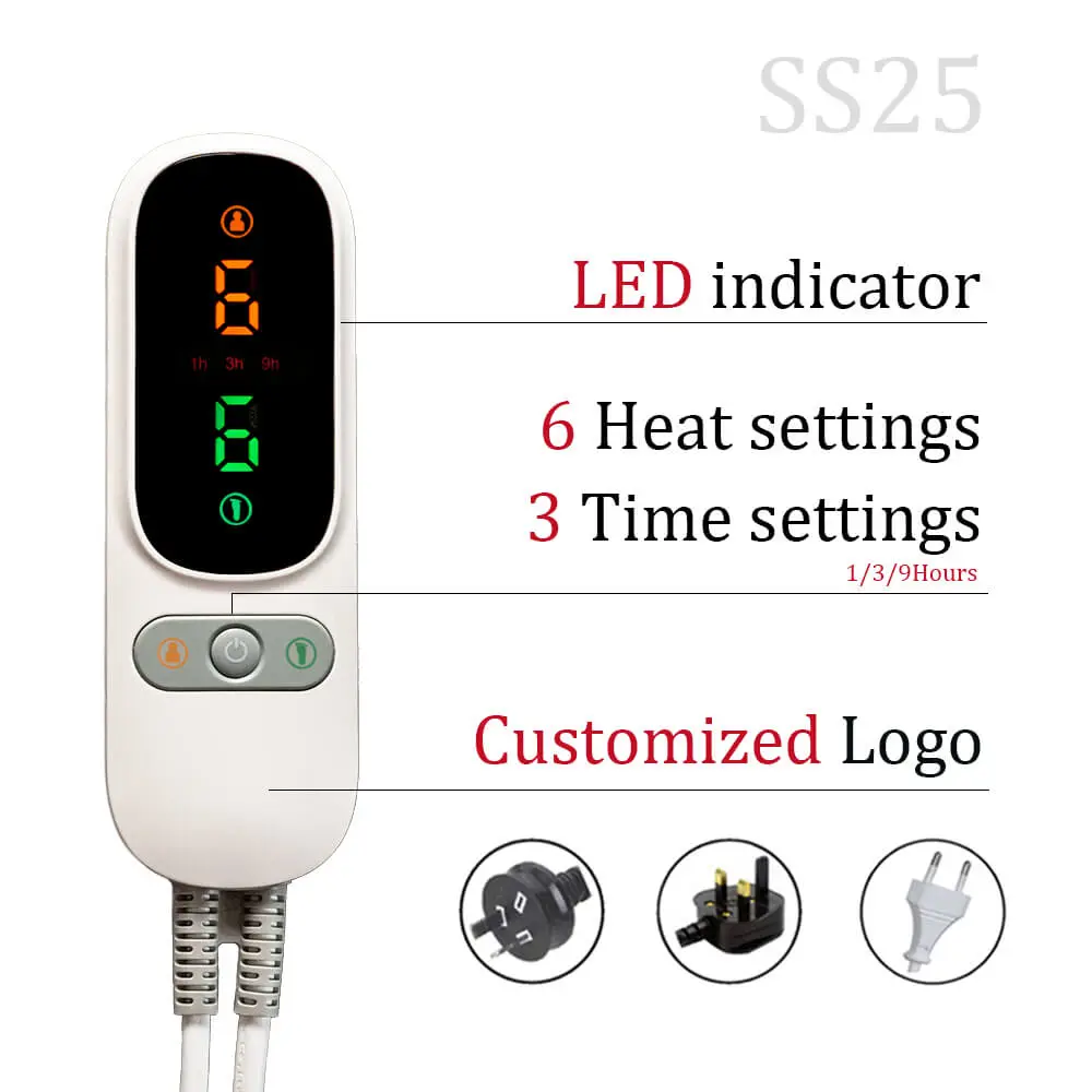 Details of Extra Warm Foot Zone Heated Underblankets