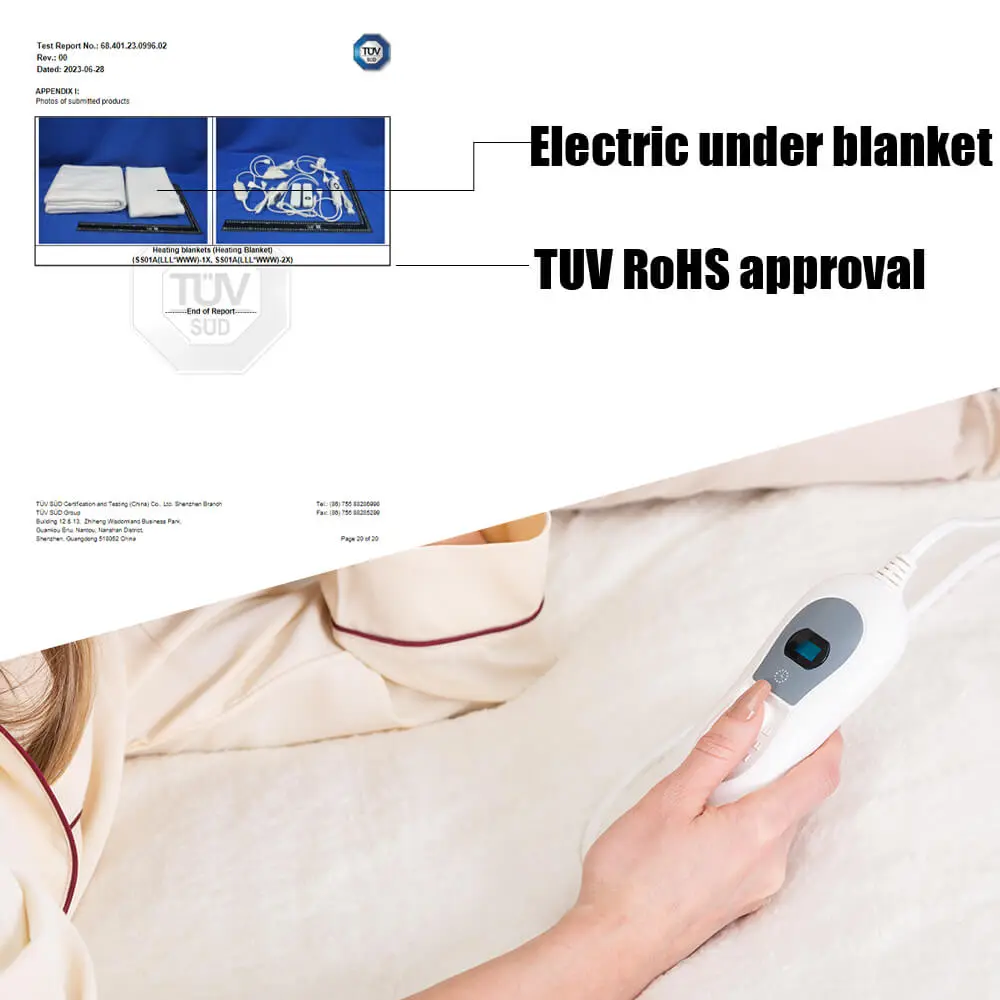 Details of Double Bed Electric Underblankets